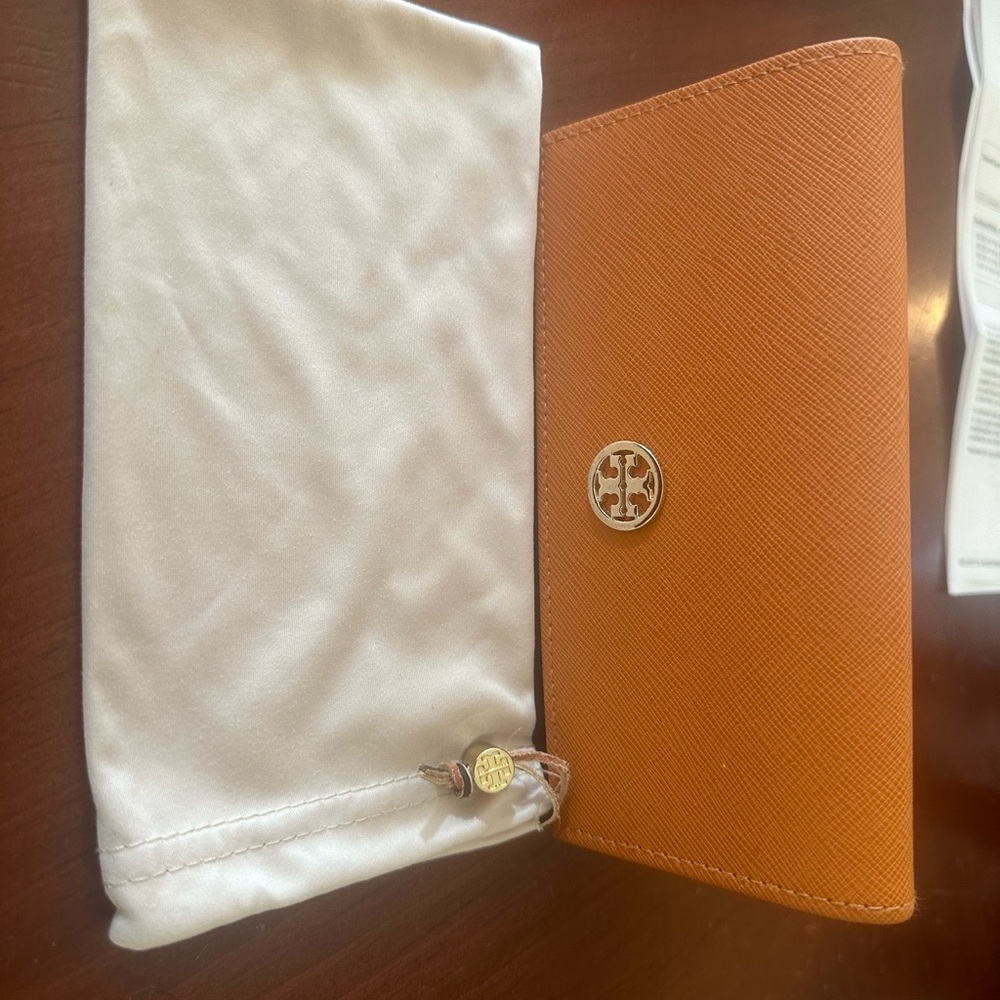 Tory Burch Orange sunglasses case ONLY